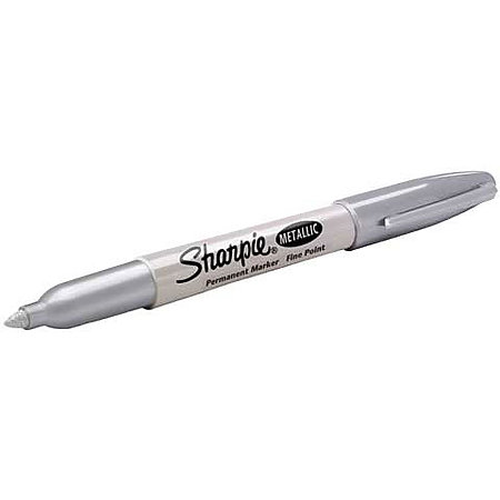 Sharpie Metallic Permanent Markers 6 Pkg Gold, Silver, Bronze