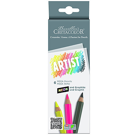 Cretacolor Mega Artist Oil Pencil in Nero Hard | Michaels