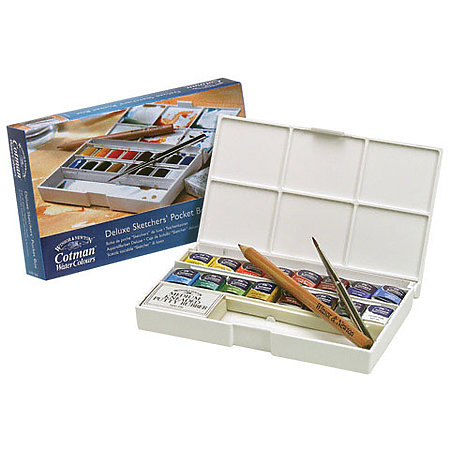 Cotman Watercolor Deluxe Pocket Box Sets