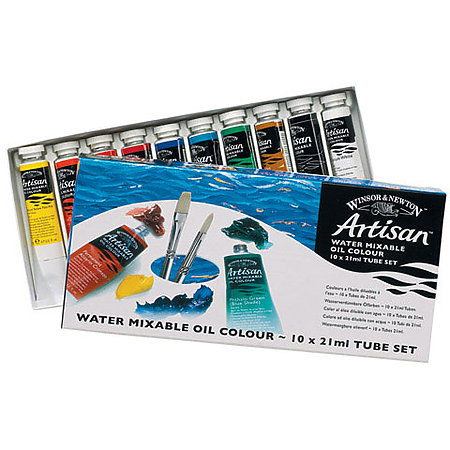 Artisan Water Mixable Oil Colour 10-Color Sets