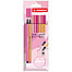 8-piece pen 68 and point 88 pink shades set - one each of pen 68 and point 88 in neon pink, blush, light pink & pink colors.